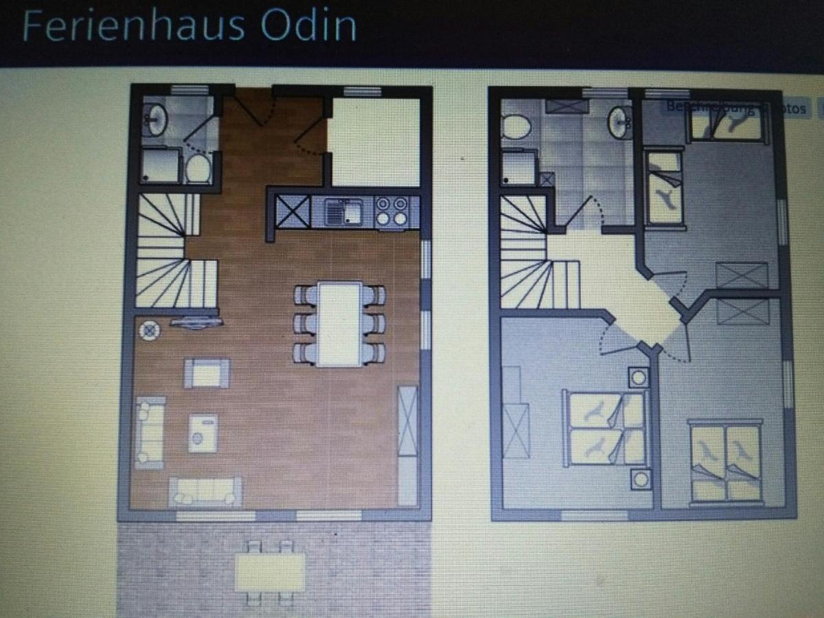 Ostseehaus Odin Doppelhaushaelfte Wiek auf Rügen Exterior foto